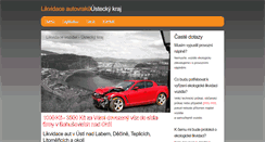 Desktop Screenshot of likvidaceaut.net